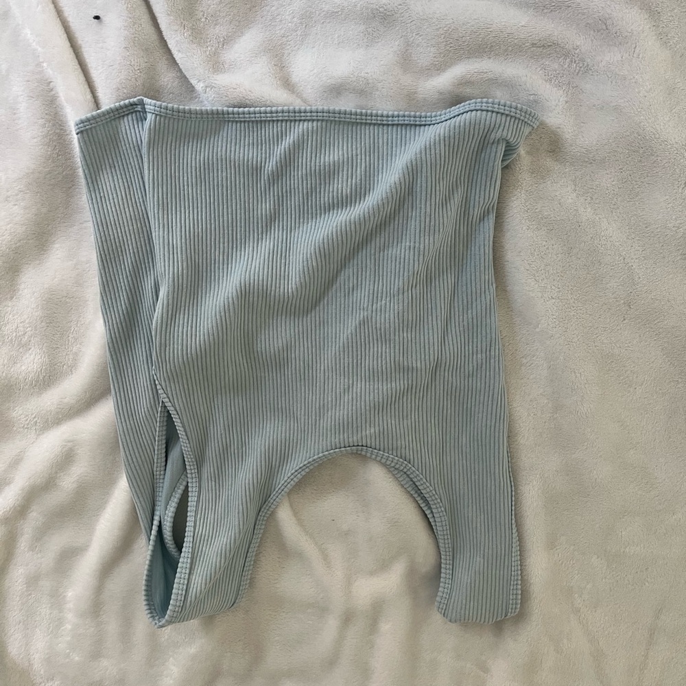 Light Blue Ribbed Accessory